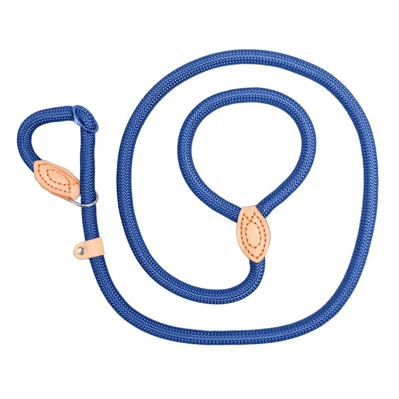 Dailypets Adjustable Slip Lead for Medium & Large Dogs with Heavy-Duty Braided Rope