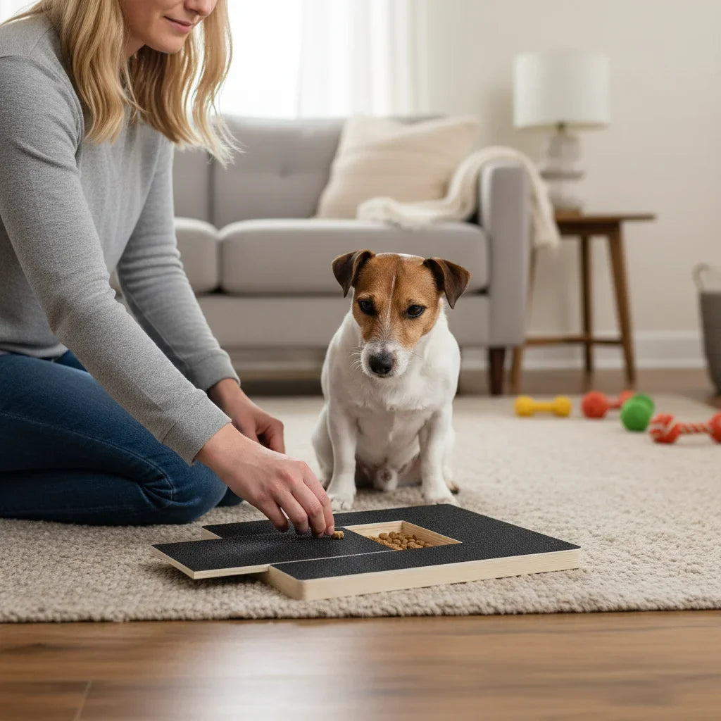 Dailypets Wooden Pet Nail Scratch Board for Natural Dog Nail Maintenance at Home