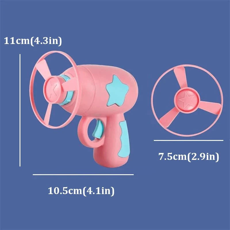 Dailypets Interactive Flying Disc Cat Toy – Handheld Launcher for Chasing and Active Play