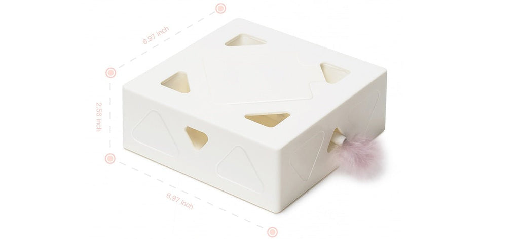 Dailypets Magic Feather Box – Automatic Cat Enrichment Toy