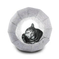 Dailypets Convertible Shell Cat Bed – Foldable Cozy Cat Cave