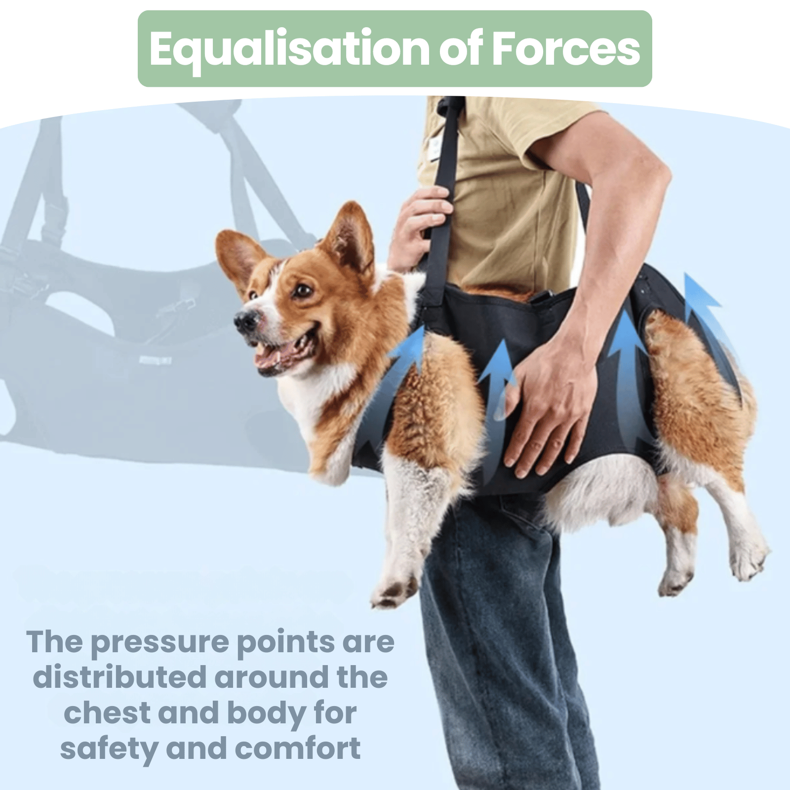 Dailypets Adjustable Dog Support Sling for Walking Assistance and Everyday Mobility