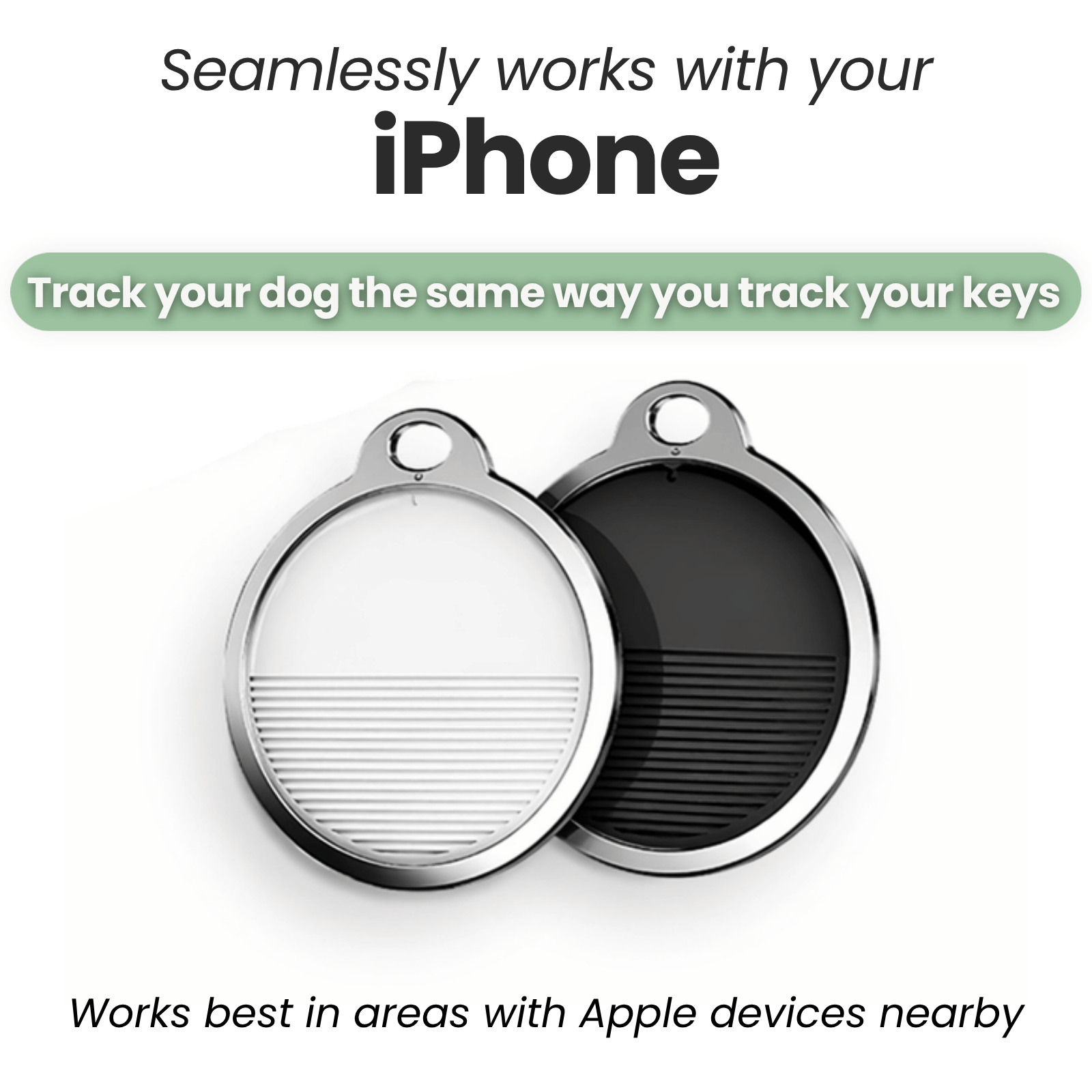 Dailypets Lightweight Cat Tracker Set with Apple Find My Support and Safety Collar