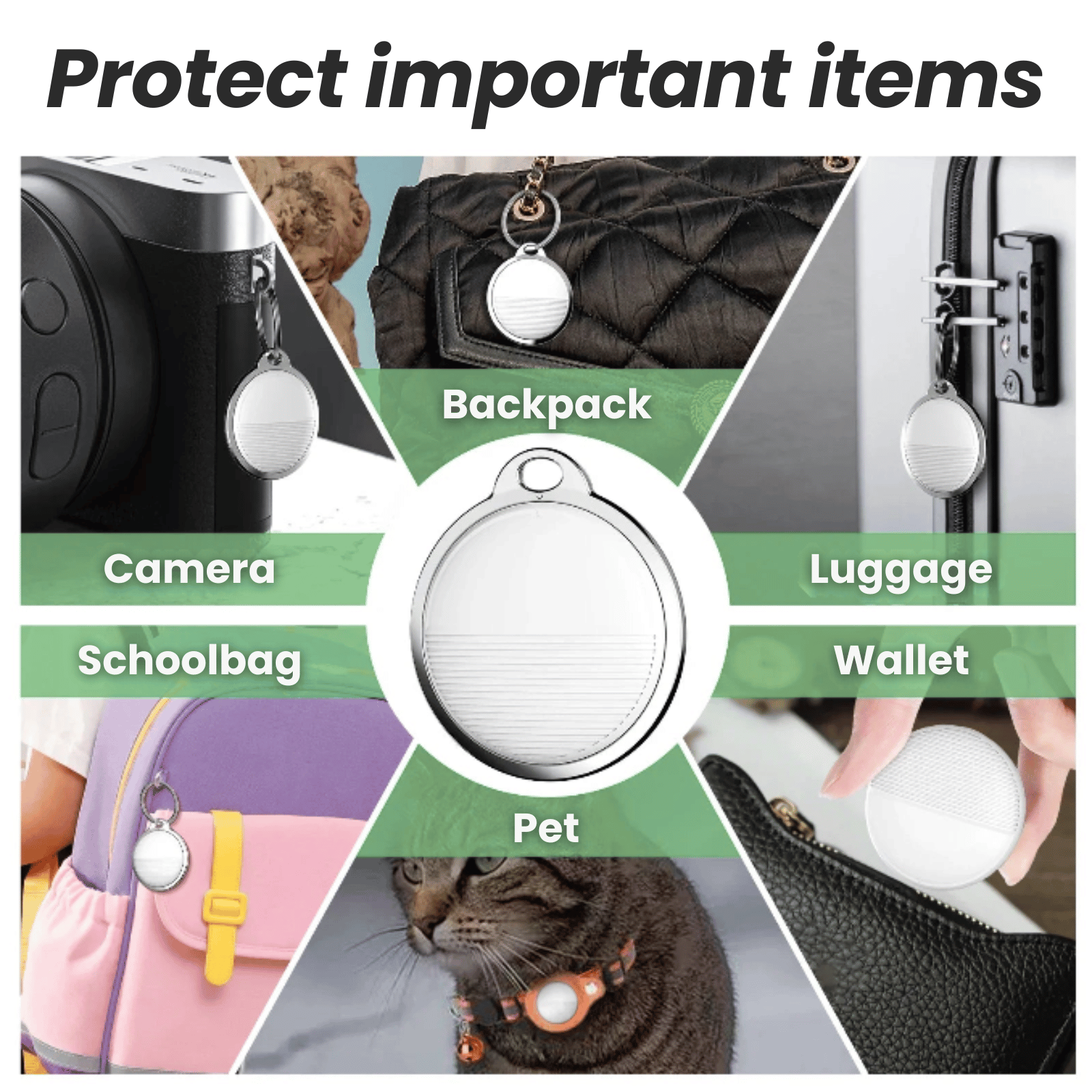 Dailypets SmartTag Pet Collar Set with Apple Find My Compatibility and Reflective Design