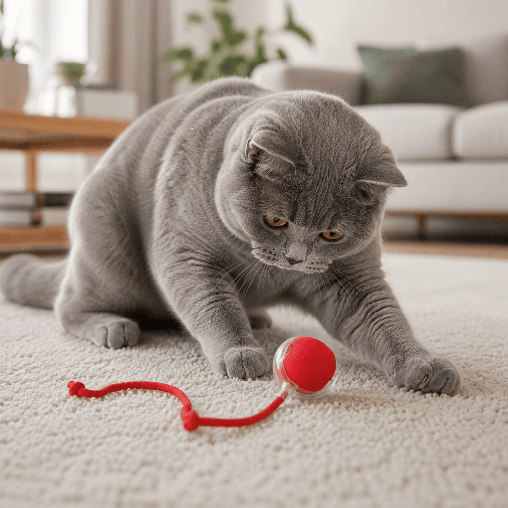 Dailypets Automatic Interactive Pet Ball with Smart Motion and USB Rechargeable Design