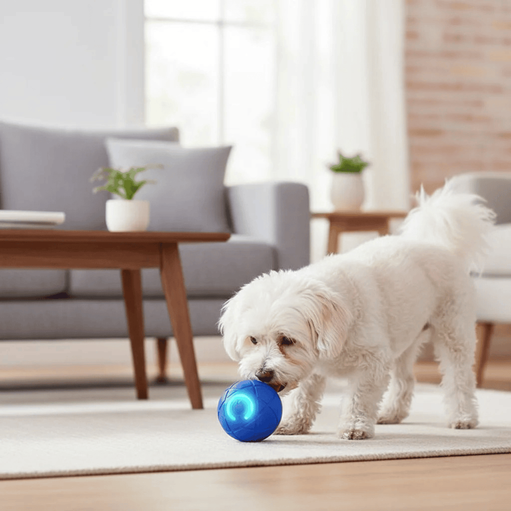 Dailypets Smart Rolling Ball for Pets with Touch Activation and Rechargeable Design