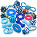 POUPIPETS Puppy Chew Toys – 20 Pack Teething & Rope Toy Set for Puppies & Small Dogs