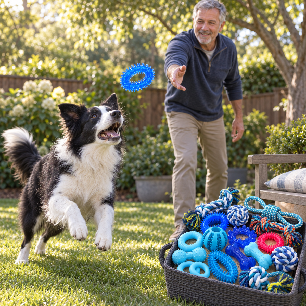 POUPIPETS Puppy Chew Toys – 20 Pack Teething & Rope Toy Set for Puppies & Small Dogs