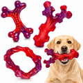 POUPIPETS Tough Dog Chew Toys 3-Pack – Durable Toys for Medium & Large Dogs