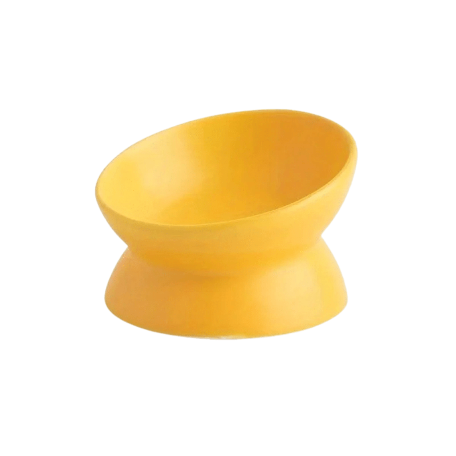 Dailypets Elevated Ceramic Pet Bowl with Angled Stand for Comfortable Everyday Feeding