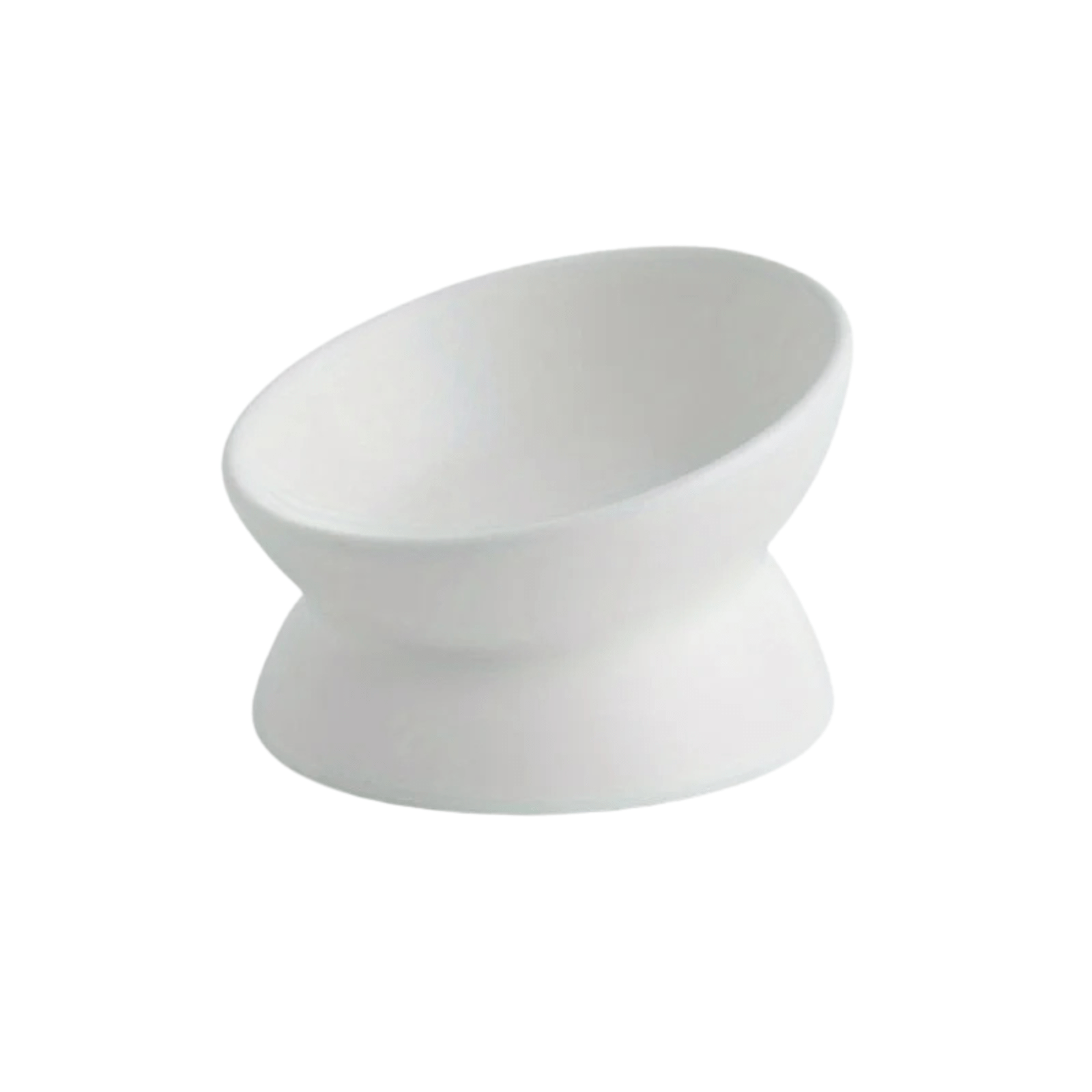 Dailypets Elevated Ceramic Pet Bowl with Angled Stand for Comfortable Everyday Feeding