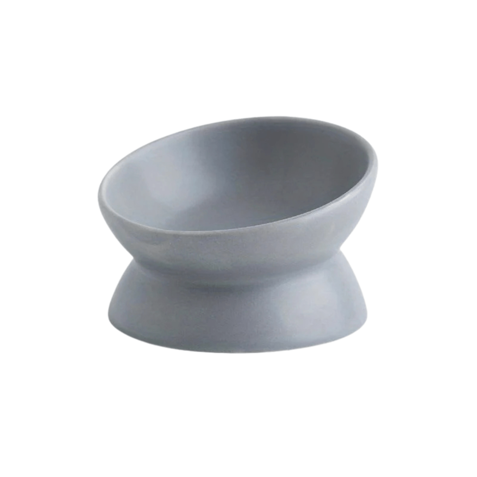 Dailypets Elevated Ceramic Pet Bowl with Angled Stand for Comfortable Everyday Feeding