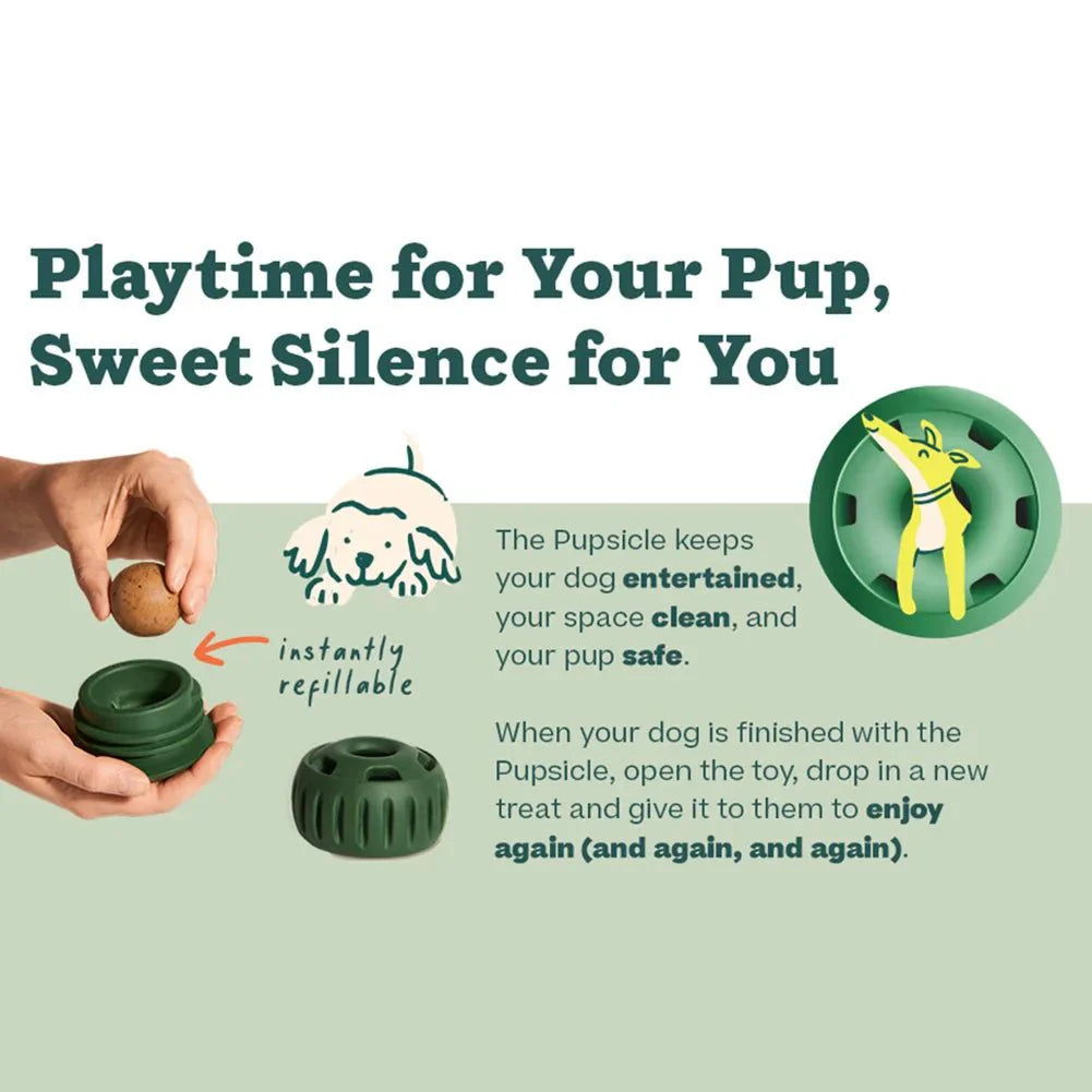 Dailypets Fillable Frozen Treat Dog Toy for Slow Feeding & Cooling