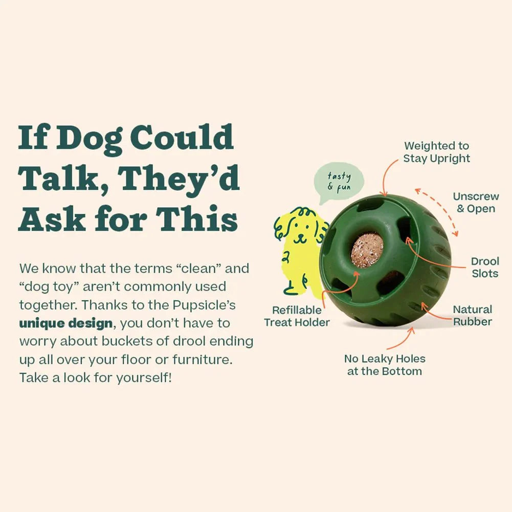 Dailypets Fillable Frozen Treat Dog Toy for Slow Feeding & Cooling
