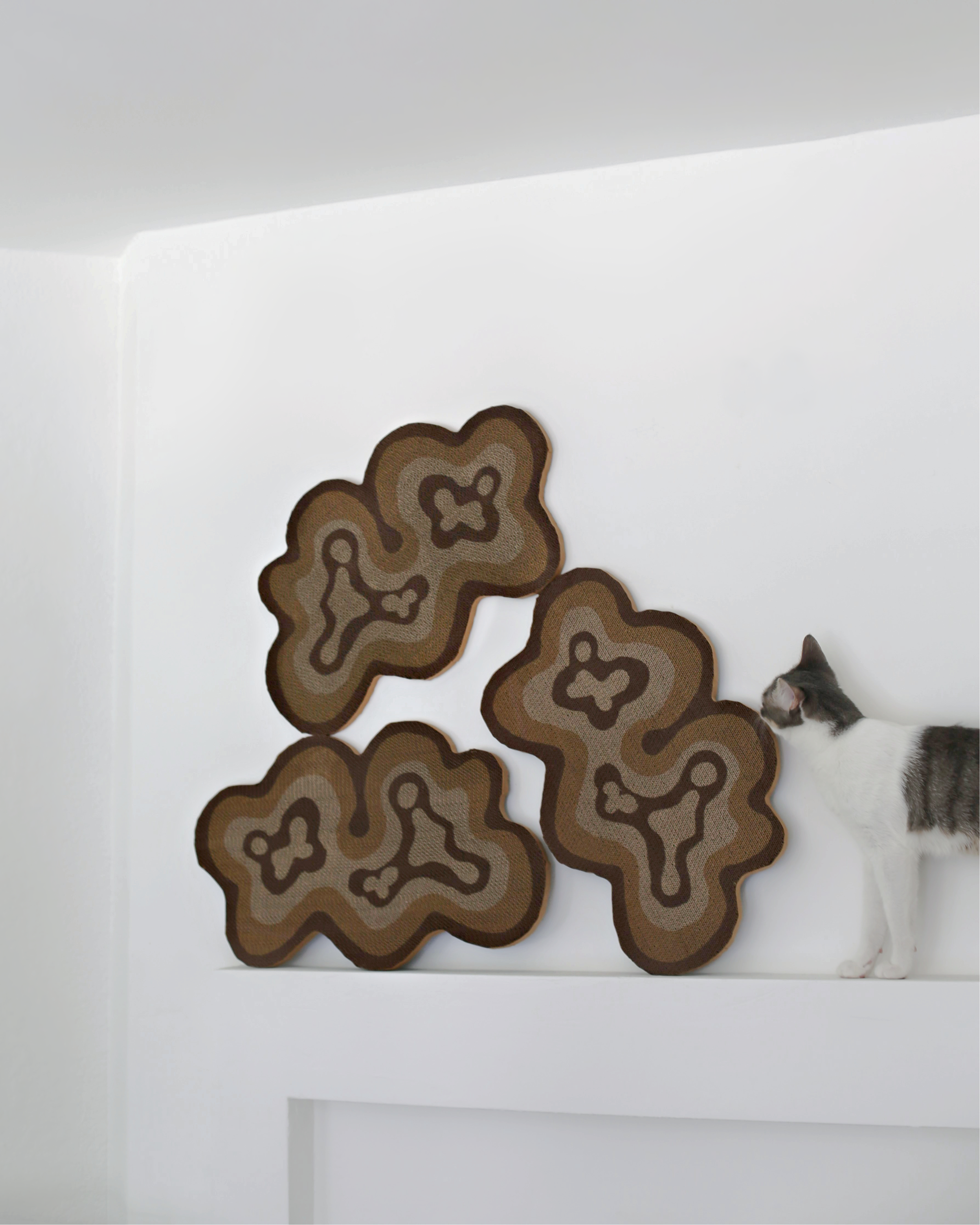 Dailypets Bloom Cat Scratcher Decorative Corrugated Cardboard Pad